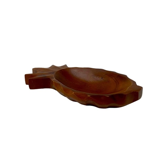 Tropico Hawaii MonkeyPod Wooden Pineapple Tray. - Picture 4 of 6